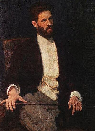 Ilya Repin Portrait of sculptor Mark Matveevich Antokolski china oil painting image